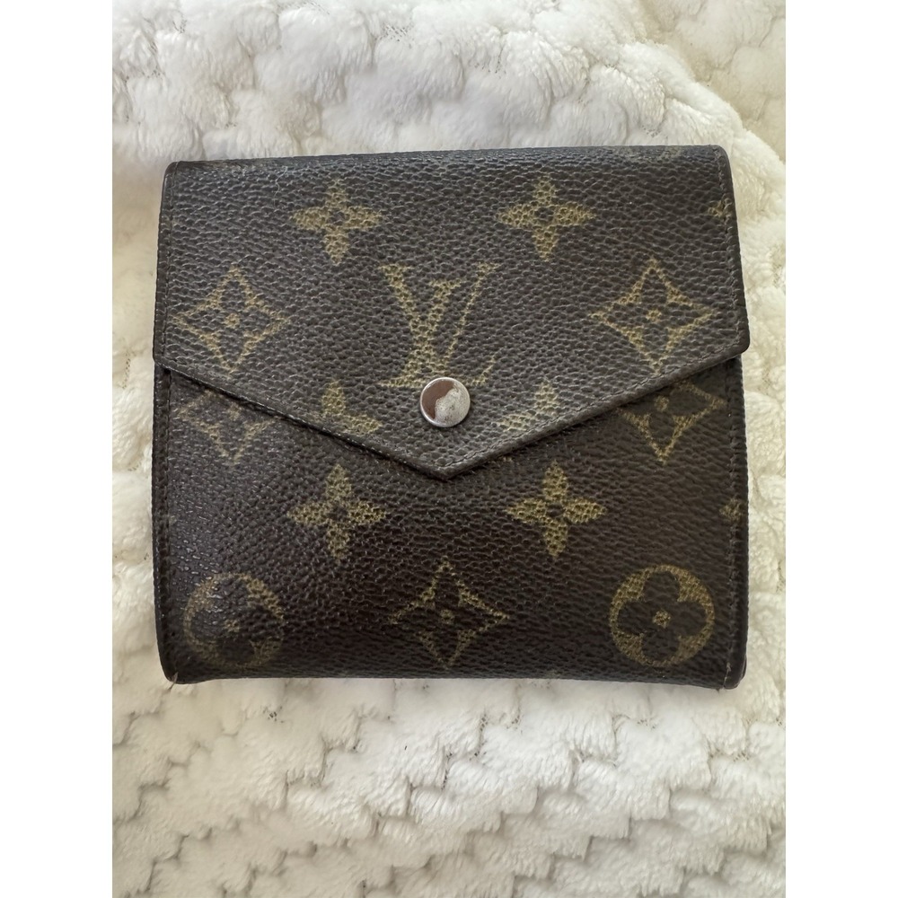 Louis‎ Vuitton Elise Trifold Monogram Compact Wallet Authentic Vintage - Picture 5 of 16